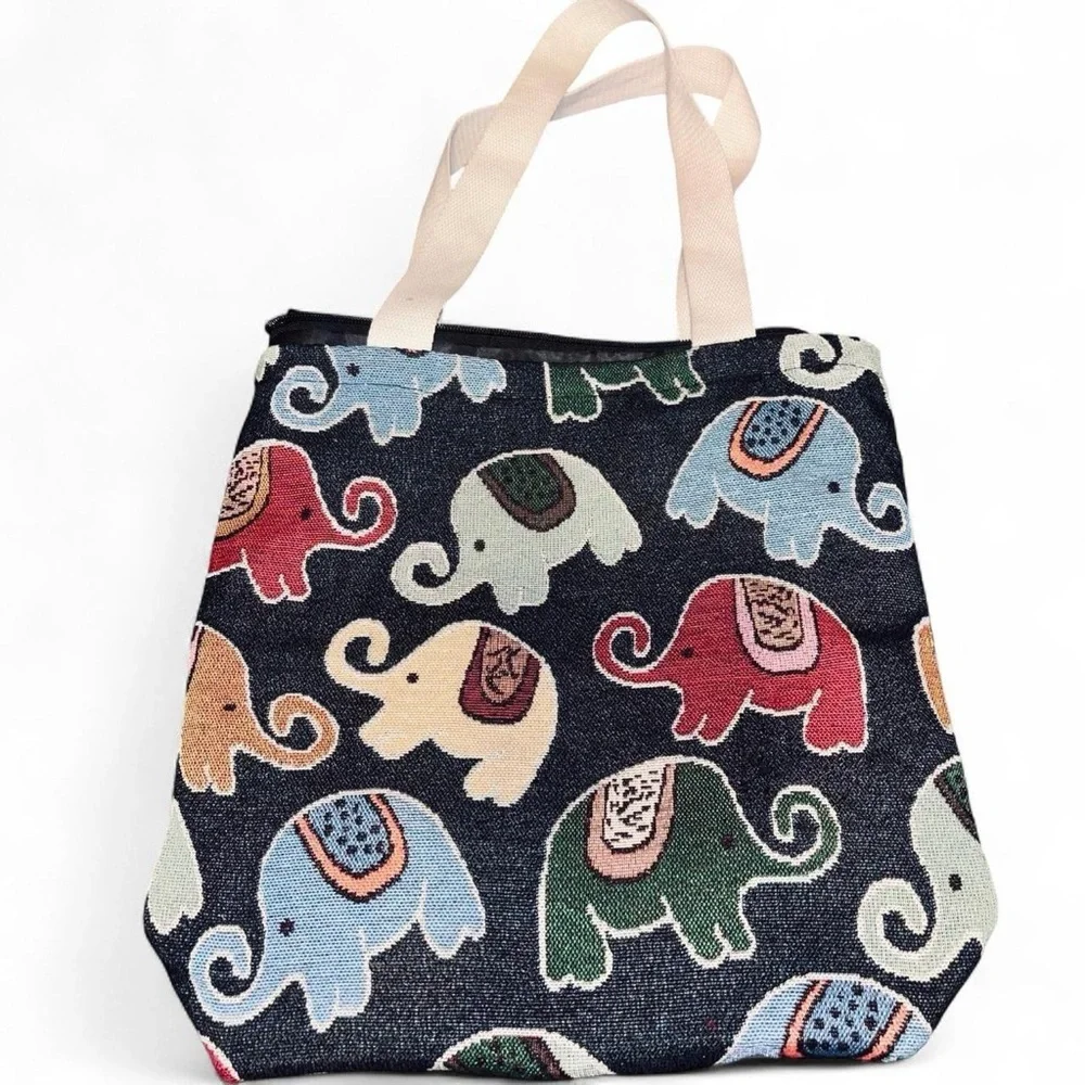 Chang Thai Elephant Design Tote Bag